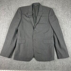 Rag & Bone Blazer Size 40 Gray Made for Barney's Wool Pinstripe Suit Jacket Mens